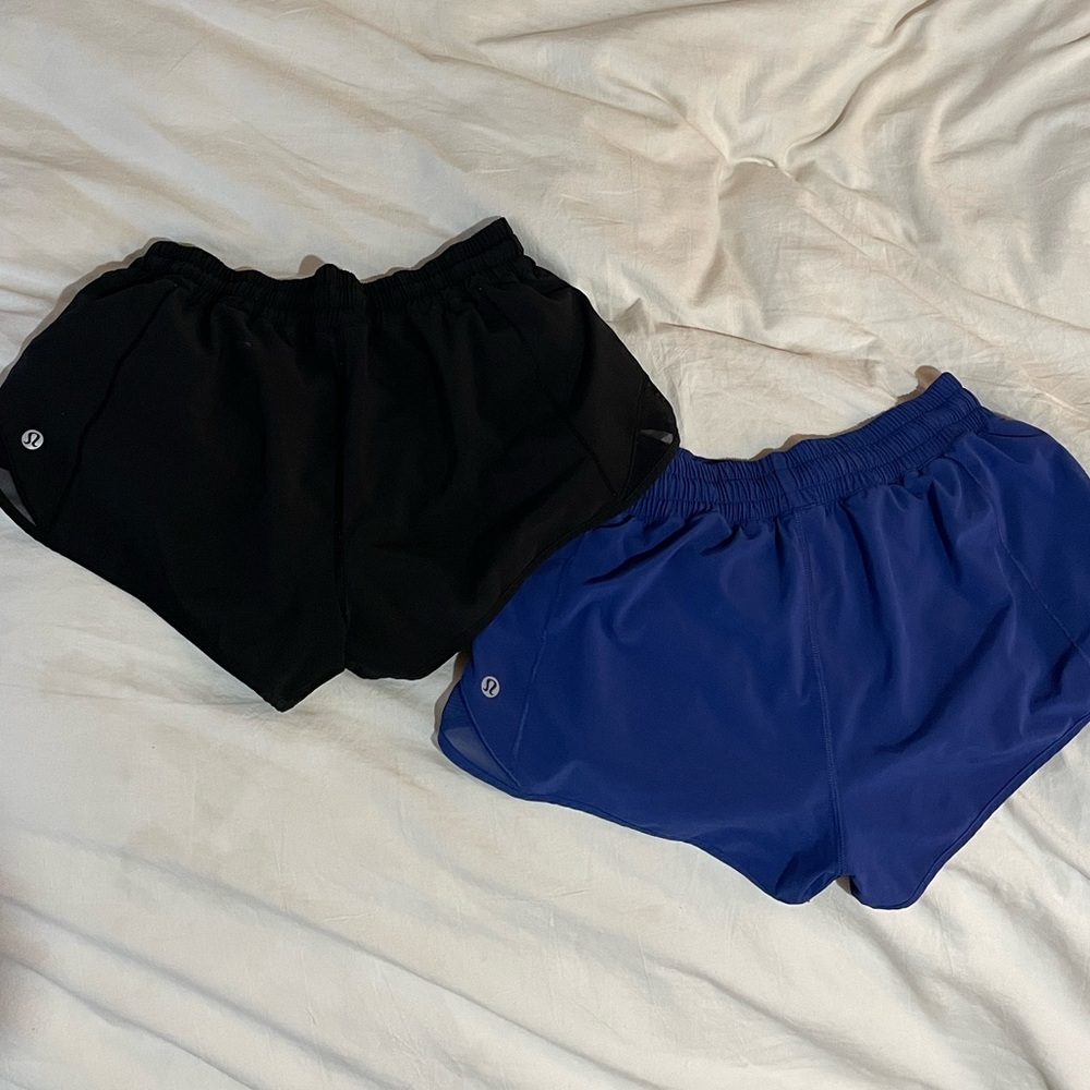 Lululemon low rise Hotty hot short bundle